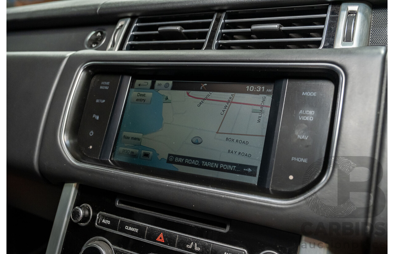 6/2014 Land Rover Range Rover Vogue TDV6 LG MY14.5 4d Wagon White 3.0L Twin Turbo Diesel