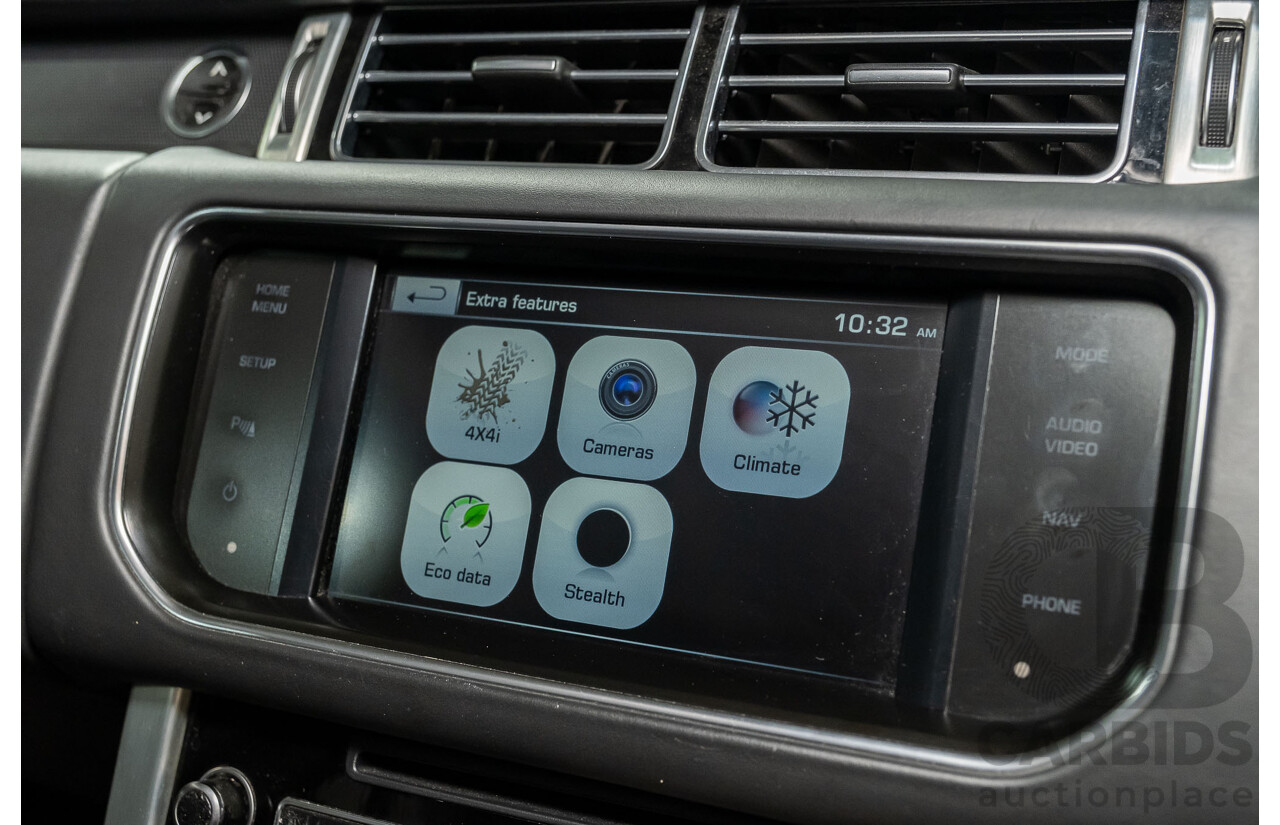 6/2014 Land Rover Range Rover Vogue TDV6 LG MY14.5 4d Wagon White 3.0L Twin Turbo Diesel