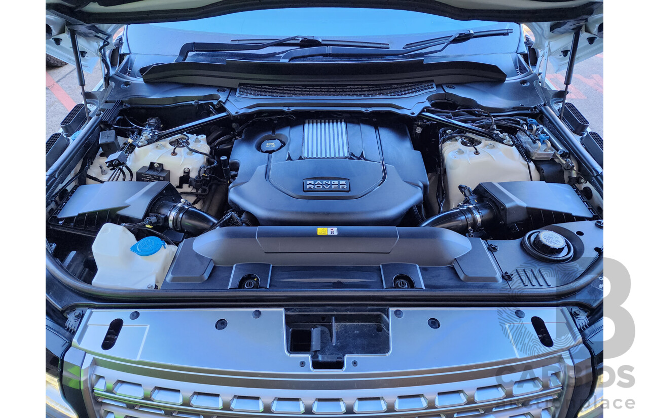 6/2014 Land Rover Range Rover Vogue TDV6 LG MY14.5 4d Wagon White 3.0L Twin Turbo Diesel