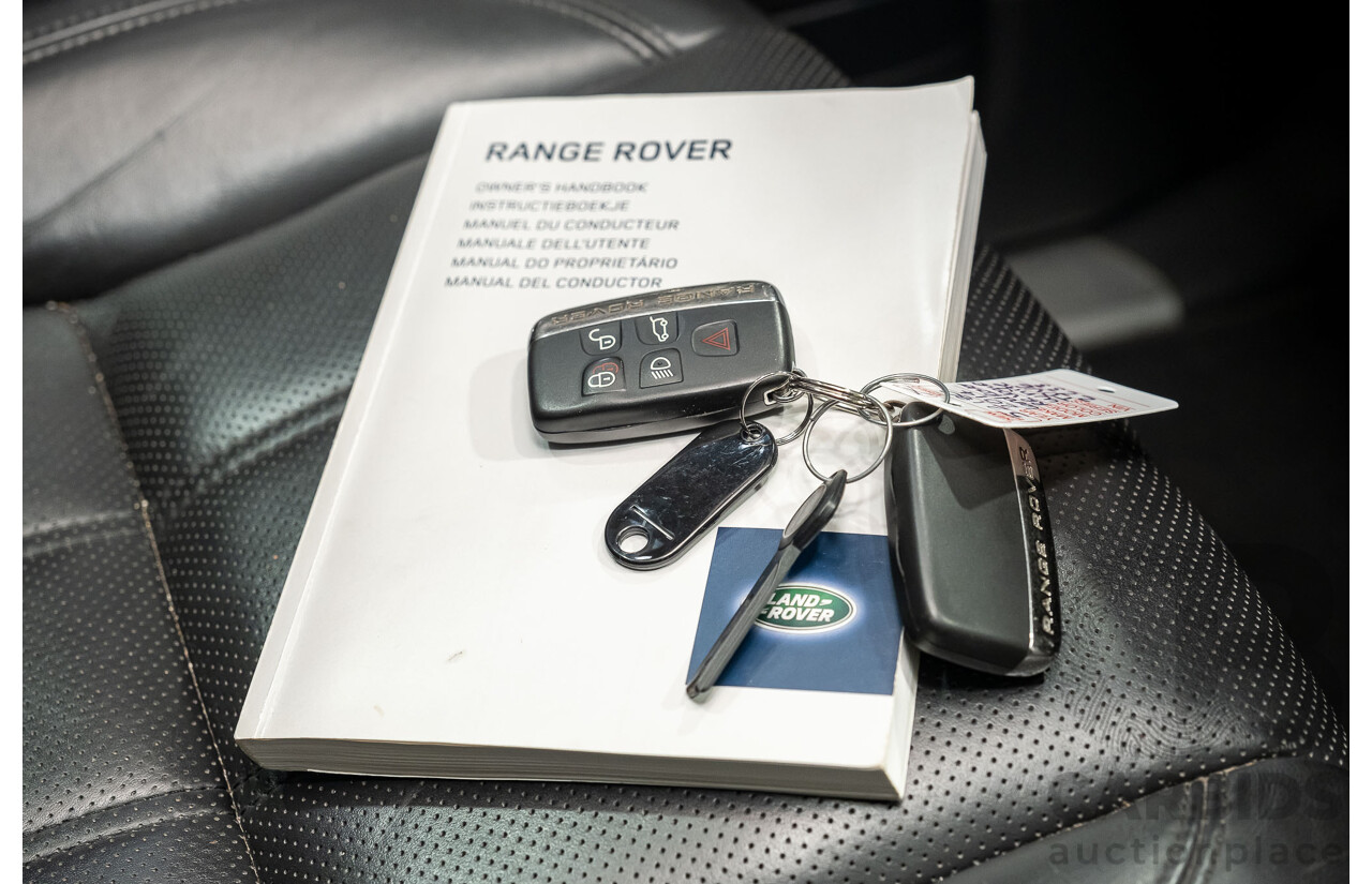 6/2014 Land Rover Range Rover Vogue TDV6 LG MY14.5 4d Wagon White 3.0L Twin Turbo Diesel