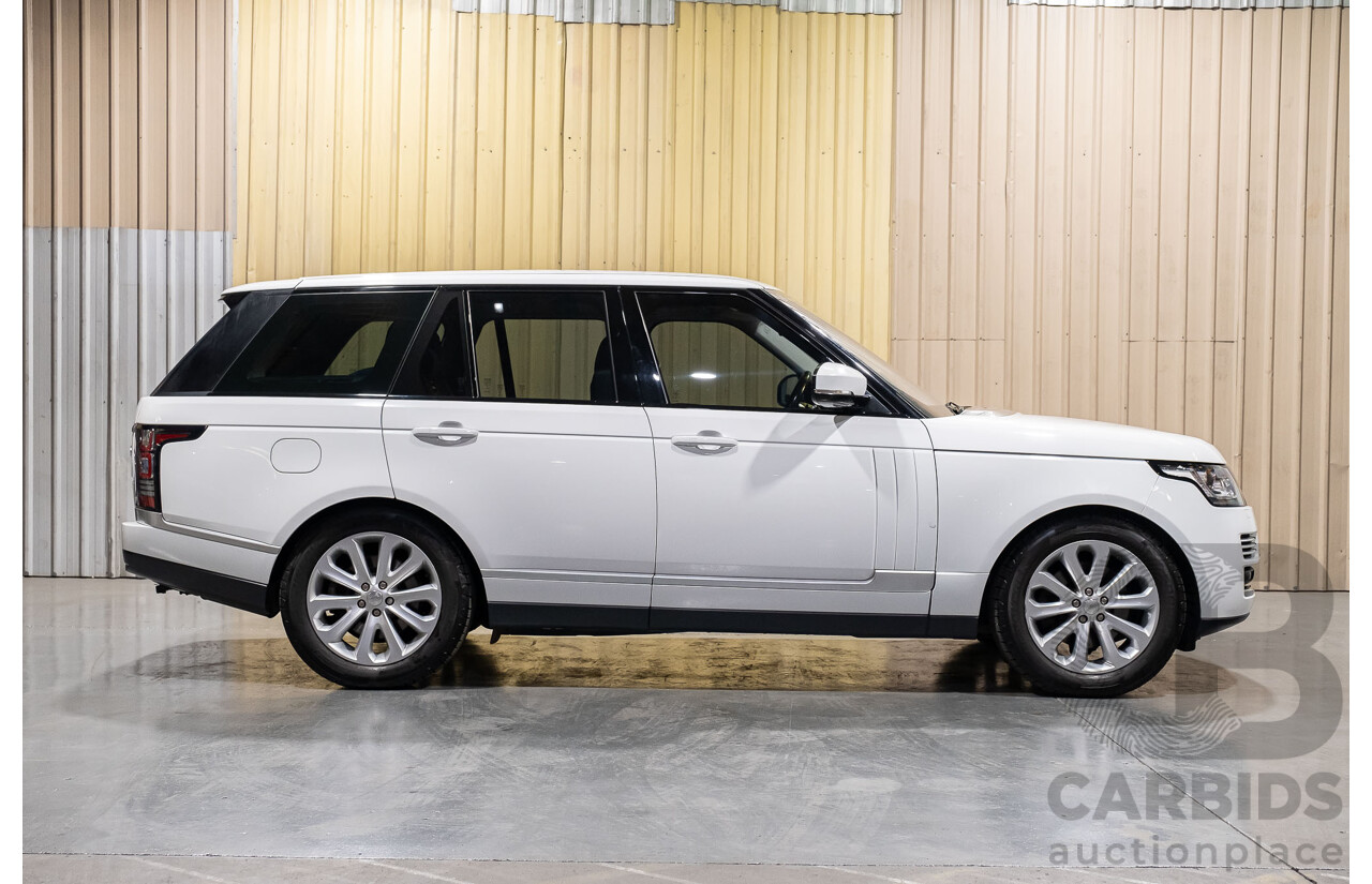 6/2014 Land Rover Range Rover Vogue TDV6 LG MY14.5 4d Wagon White 3.0L Twin Turbo Diesel