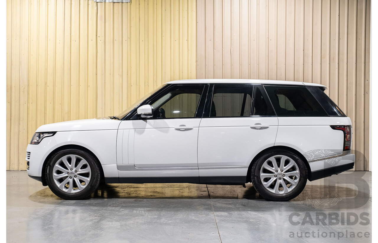 6/2014 Land Rover Range Rover Vogue TDV6 LG MY14.5 4d Wagon White 3.0L Twin Turbo Diesel