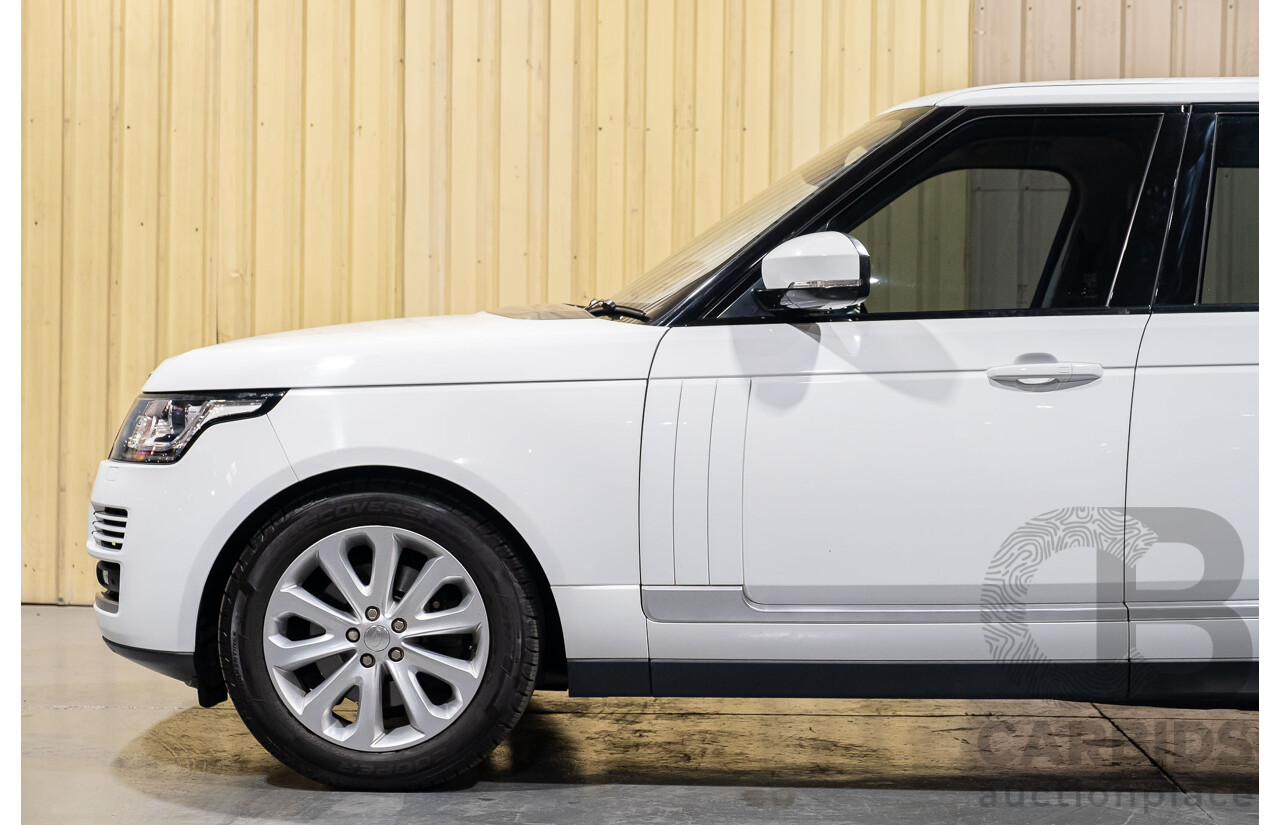 6/2014 Land Rover Range Rover Vogue TDV6 LG MY14.5 4d Wagon White 3.0L Twin Turbo Diesel