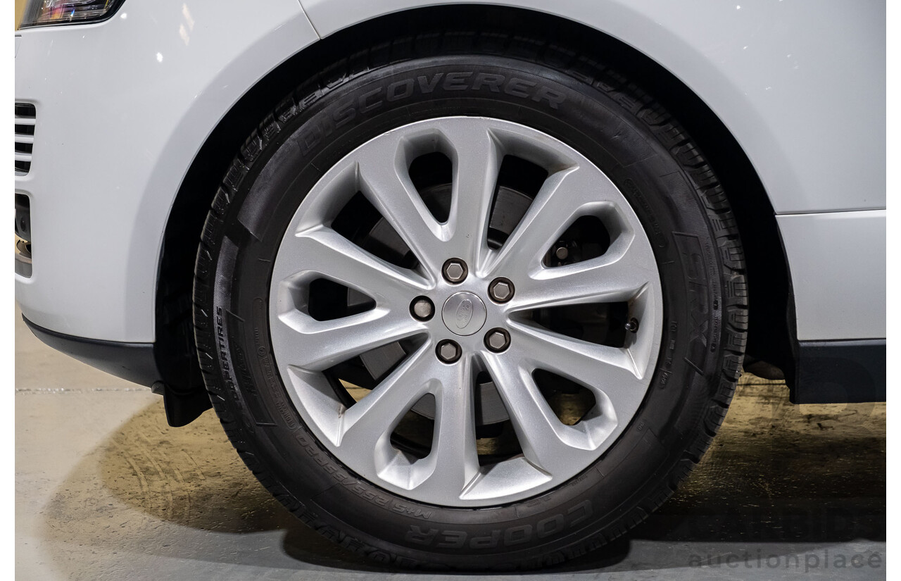 6/2014 Land Rover Range Rover Vogue TDV6 LG MY14.5 4d Wagon White 3.0L Twin Turbo Diesel