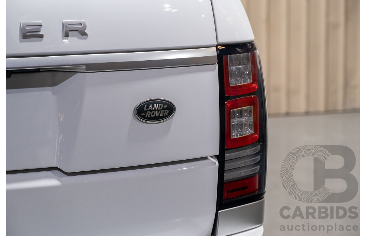6/2014 Land Rover Range Rover Vogue TDV6 LG MY14.5 4d Wagon White 3.0L Twin Turbo Diesel