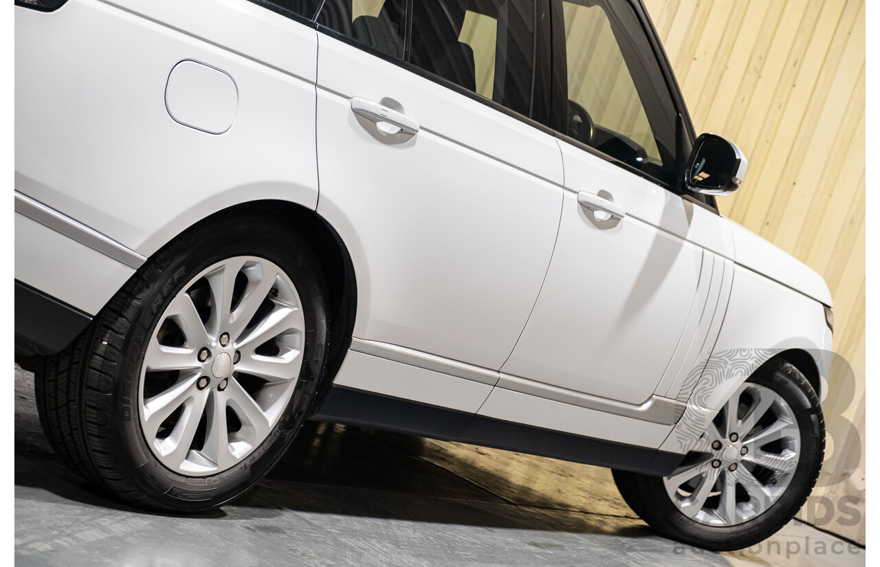 6/2014 Land Rover Range Rover Vogue TDV6 LG MY14.5 4d Wagon White 3.0L Twin Turbo Diesel