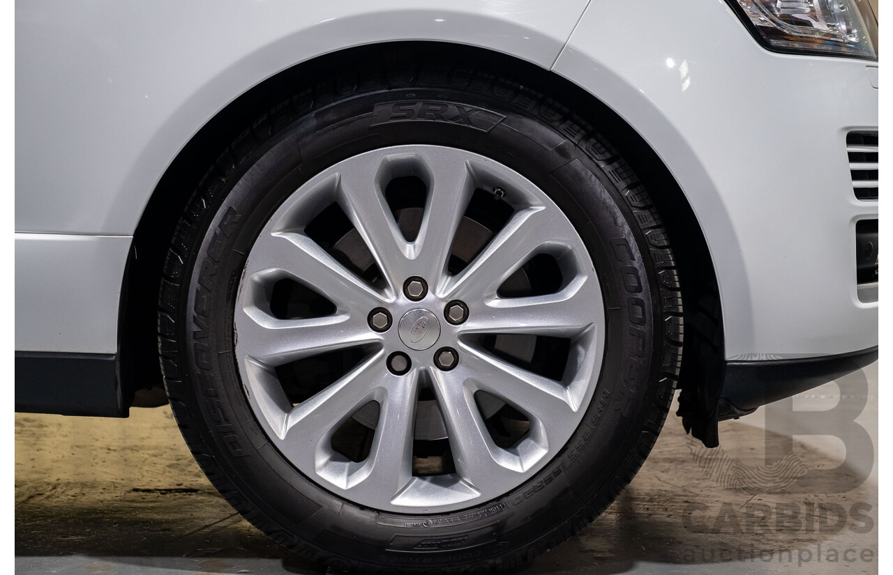 6/2014 Land Rover Range Rover Vogue TDV6 LG MY14.5 4d Wagon White 3.0L Twin Turbo Diesel