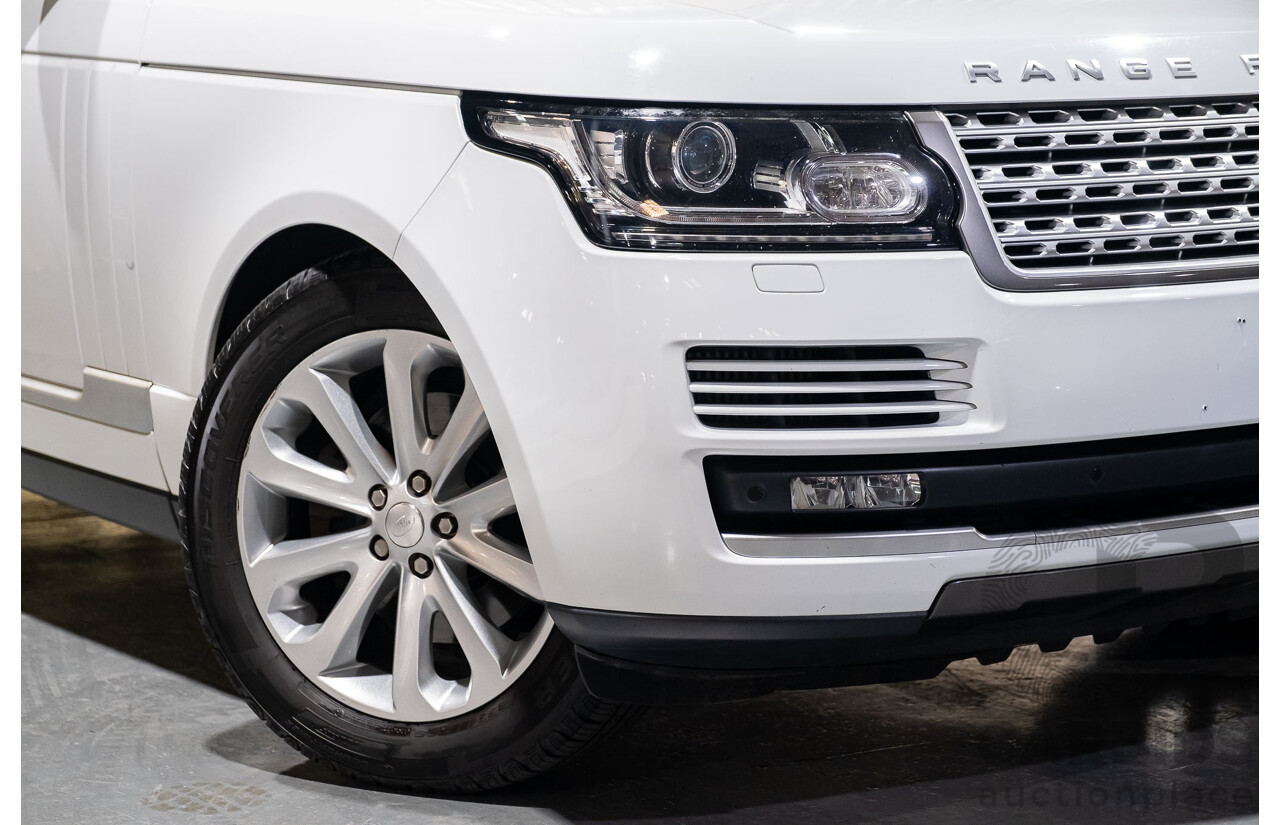 6/2014 Land Rover Range Rover Vogue TDV6 LG MY14.5 4d Wagon White 3.0L Twin Turbo Diesel