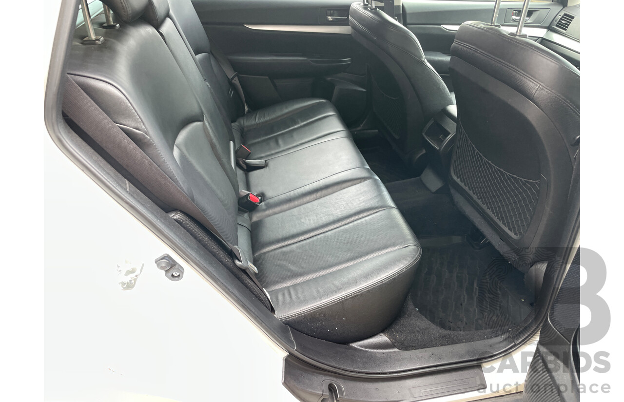 2/2012 Subaru Outback 2.0D Premium MY12 4d Wagon White 2.0L