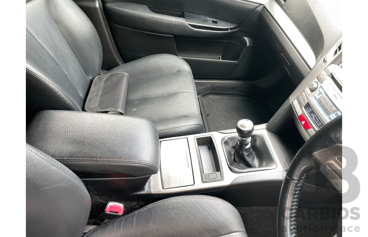 2/2012 Subaru Outback 2.0D Premium MY12 4d Wagon White 2.0L