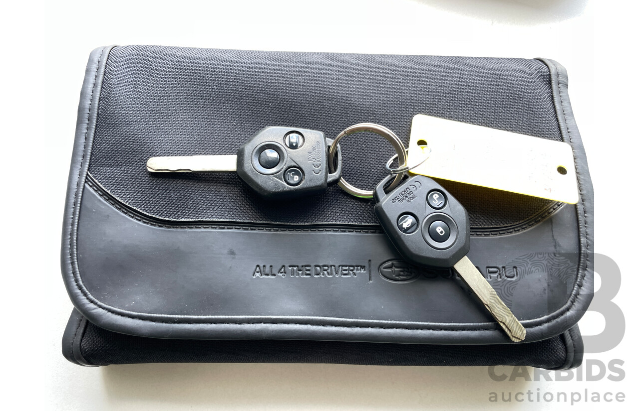 2/2012 Subaru Outback 2.0D Premium MY12 4d Wagon White 2.0L