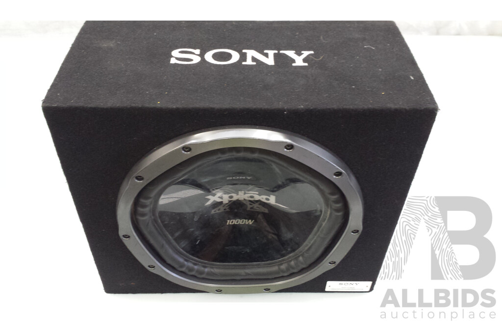 Sony Xplod 1000 Watt High Power Bass Reflex Subwoofer System