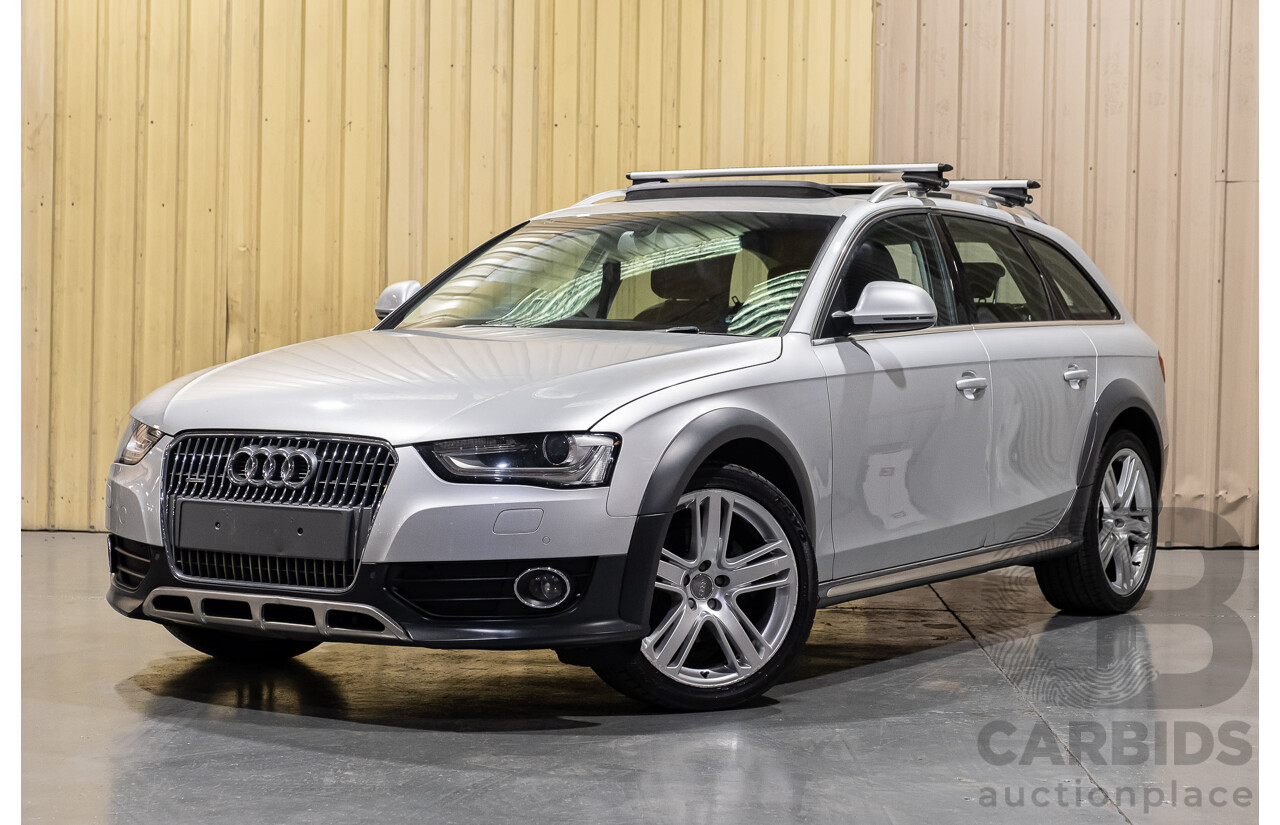 3/2014 Audi A4 Allroad Quattro (AWD) LE B8 (8K) MY14 4d Wagon Silver Turbo Diesel 2.0L