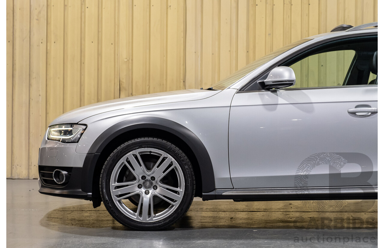 3/2014 Audi A4 Allroad Quattro (AWD) LE B8 (8K) MY14 4d Wagon Silver Turbo Diesel 2.0L