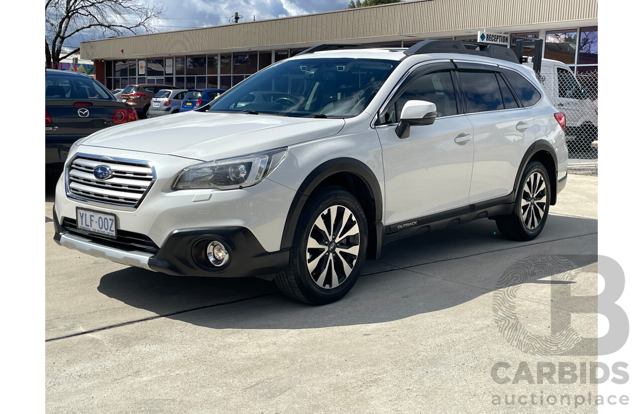 4/2016 Subaru Outback 2.0D Premium MY15 4d Wagon White 2.0L