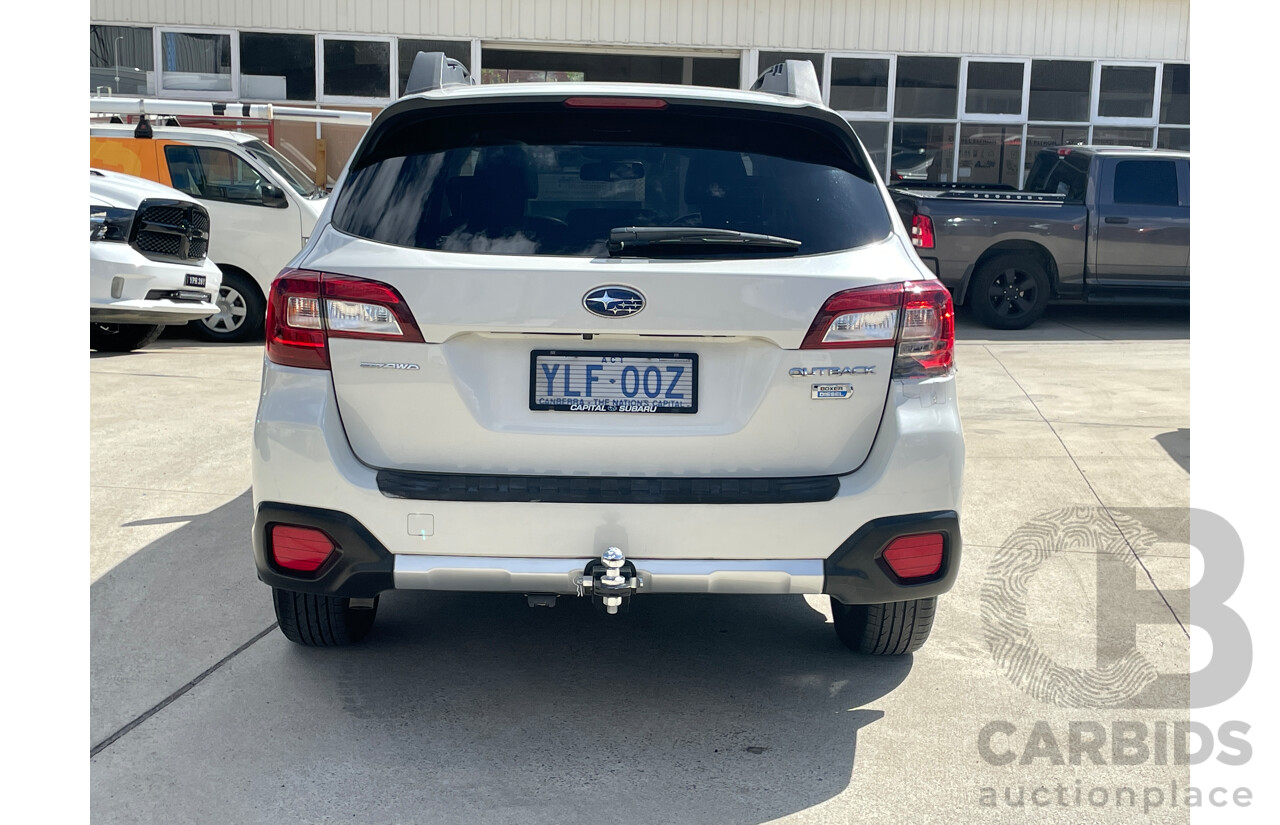 4/2016 Subaru Outback 2.0D Premium MY15 4d Wagon White 2.0L