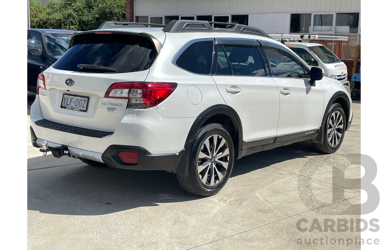 4/2016 Subaru Outback 2.0D Premium MY15 4d Wagon White 2.0L