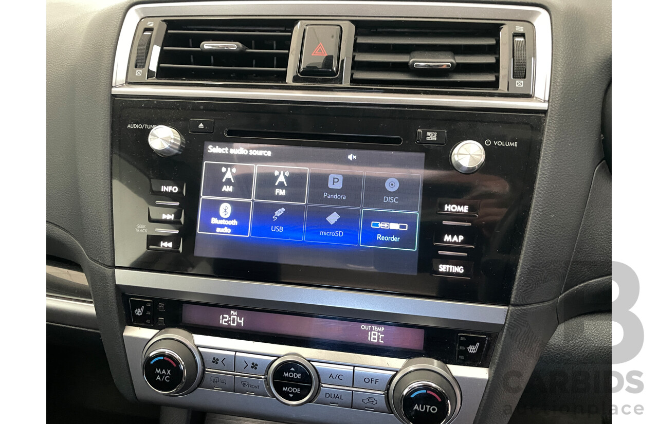 4/2016 Subaru Outback 2.0D Premium MY15 4d Wagon White 2.0L