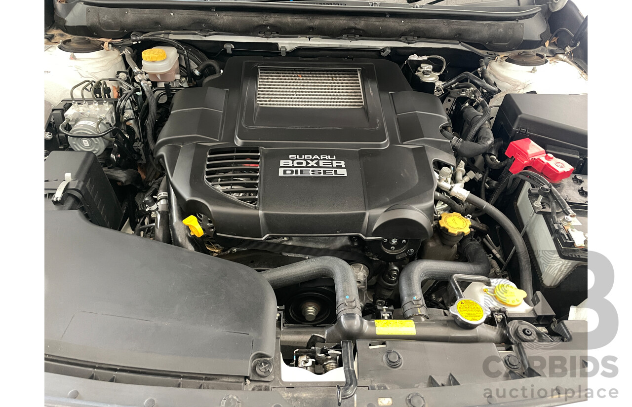 4/2016 Subaru Outback 2.0D Premium MY15 4d Wagon White 2.0L