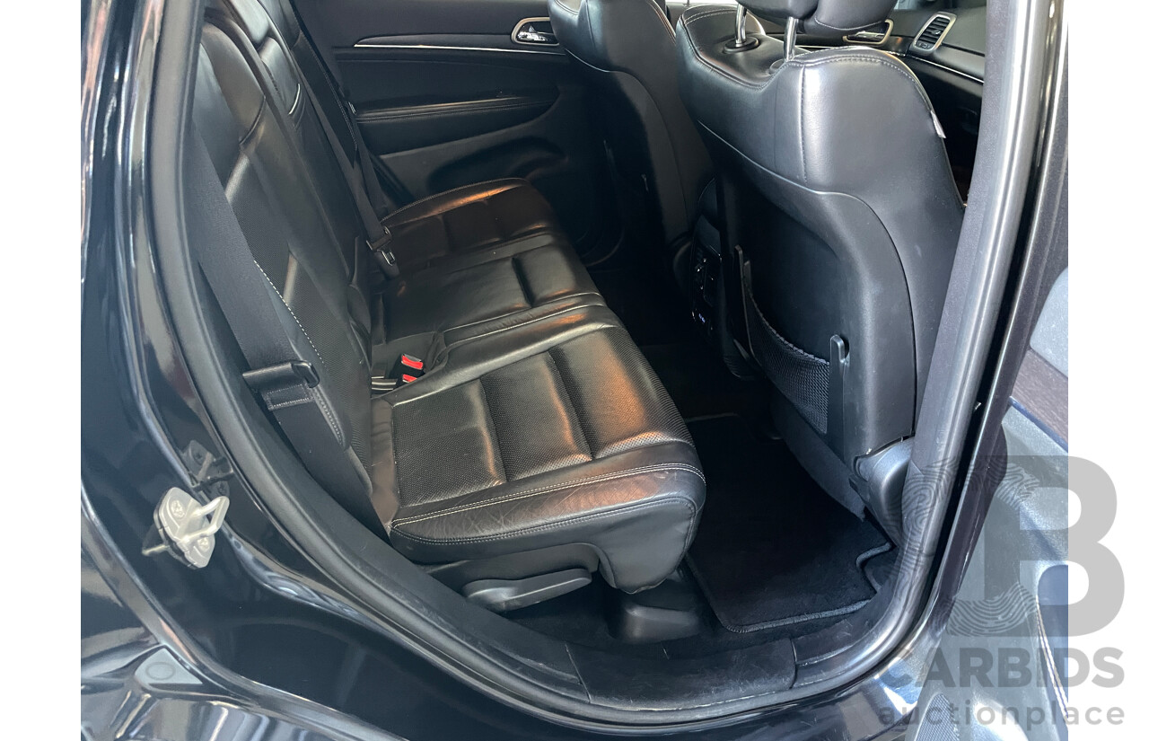 8/2014 Jeep Grand Cherokee Limited (4x4) WK MY14 4d Wagon Black 3.0L