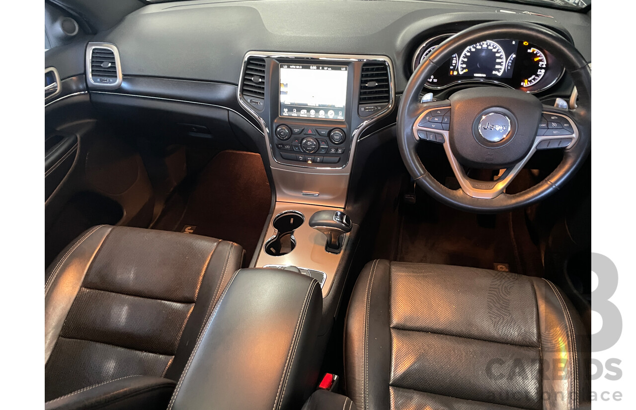 8/2014 Jeep Grand Cherokee Limited (4x4) WK MY14 4d Wagon Black 3.0L