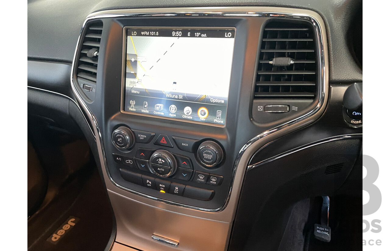 8/2014 Jeep Grand Cherokee Limited (4x4) WK MY14 4d Wagon Black 3.0L