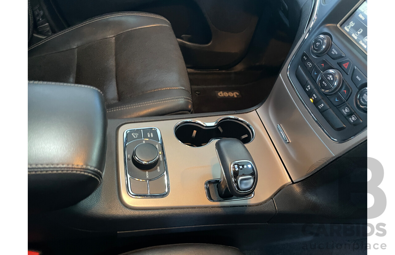 8/2014 Jeep Grand Cherokee Limited (4x4) WK MY14 4d Wagon Black 3.0L