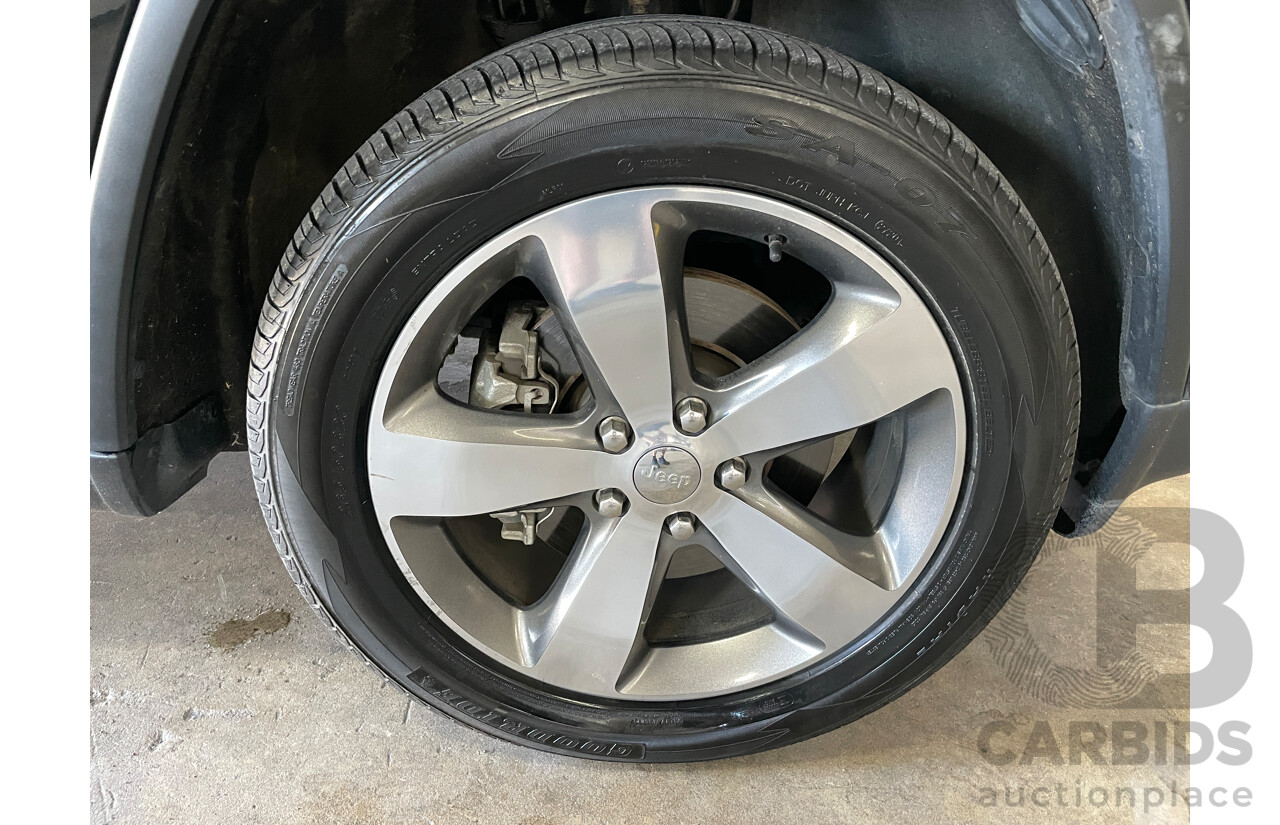 8/2014 Jeep Grand Cherokee Limited (4x4) WK MY14 4d Wagon Black 3.0L