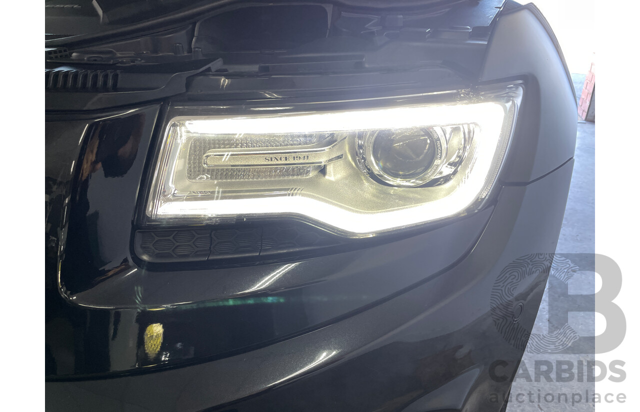 8/2014 Jeep Grand Cherokee Limited (4x4) WK MY14 4d Wagon Black 3.0L