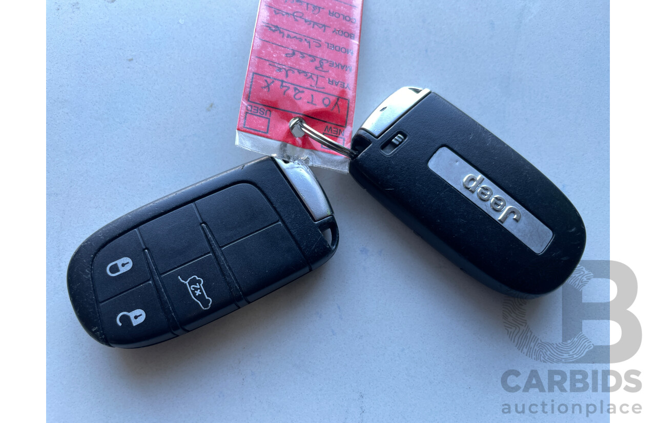 8/2014 Jeep Grand Cherokee Limited (4x4) WK MY14 4d Wagon Black 3.0L