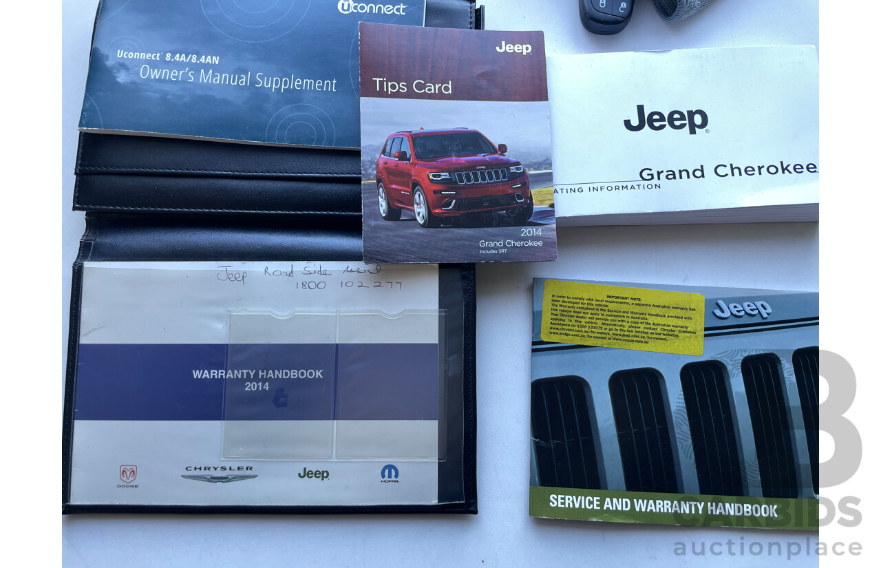 8/2014 Jeep Grand Cherokee Limited (4x4) WK MY14 4d Wagon Black 3.0L