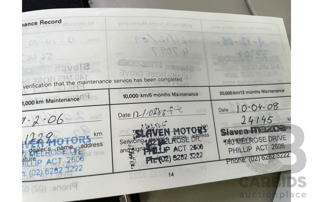 12/2005 Mazda Mazda3 MAXX Sport BK 5d Hatchback Grey 2.0L