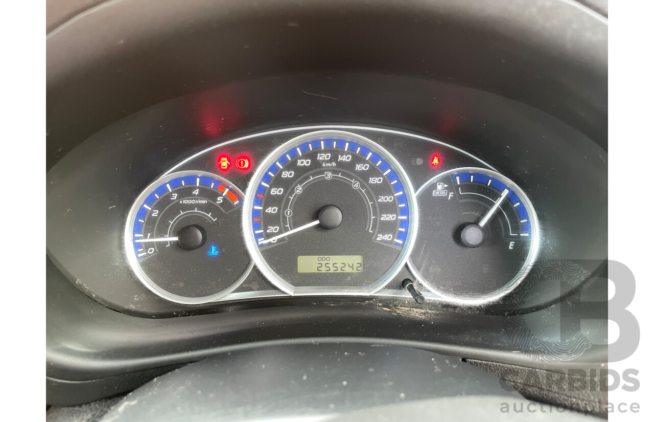 2/2012 Subaru Forester 2.0D MY12 4d Wagon Silver 2.0L