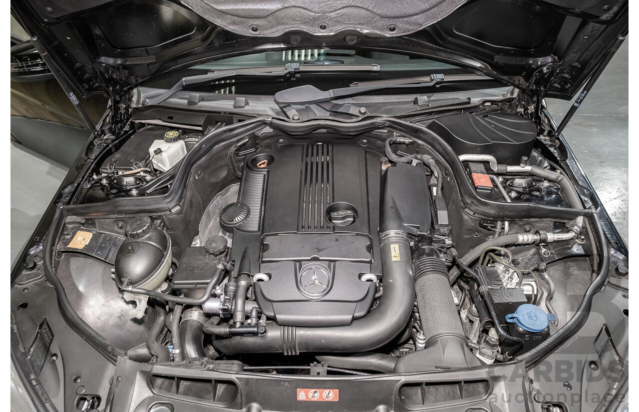 6/2010 Mercedes-Benz C200 CGI W204 MY10 4d Sedan Black 1.8L Turbo