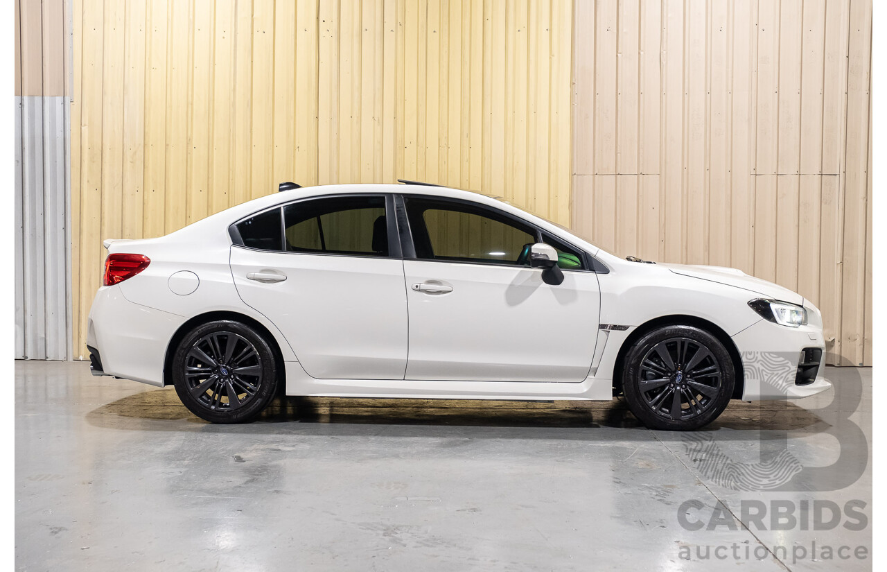 10/2014 Subaru WRX Premium (AWD) MY15 4d Sedan White 2.0L Turbo