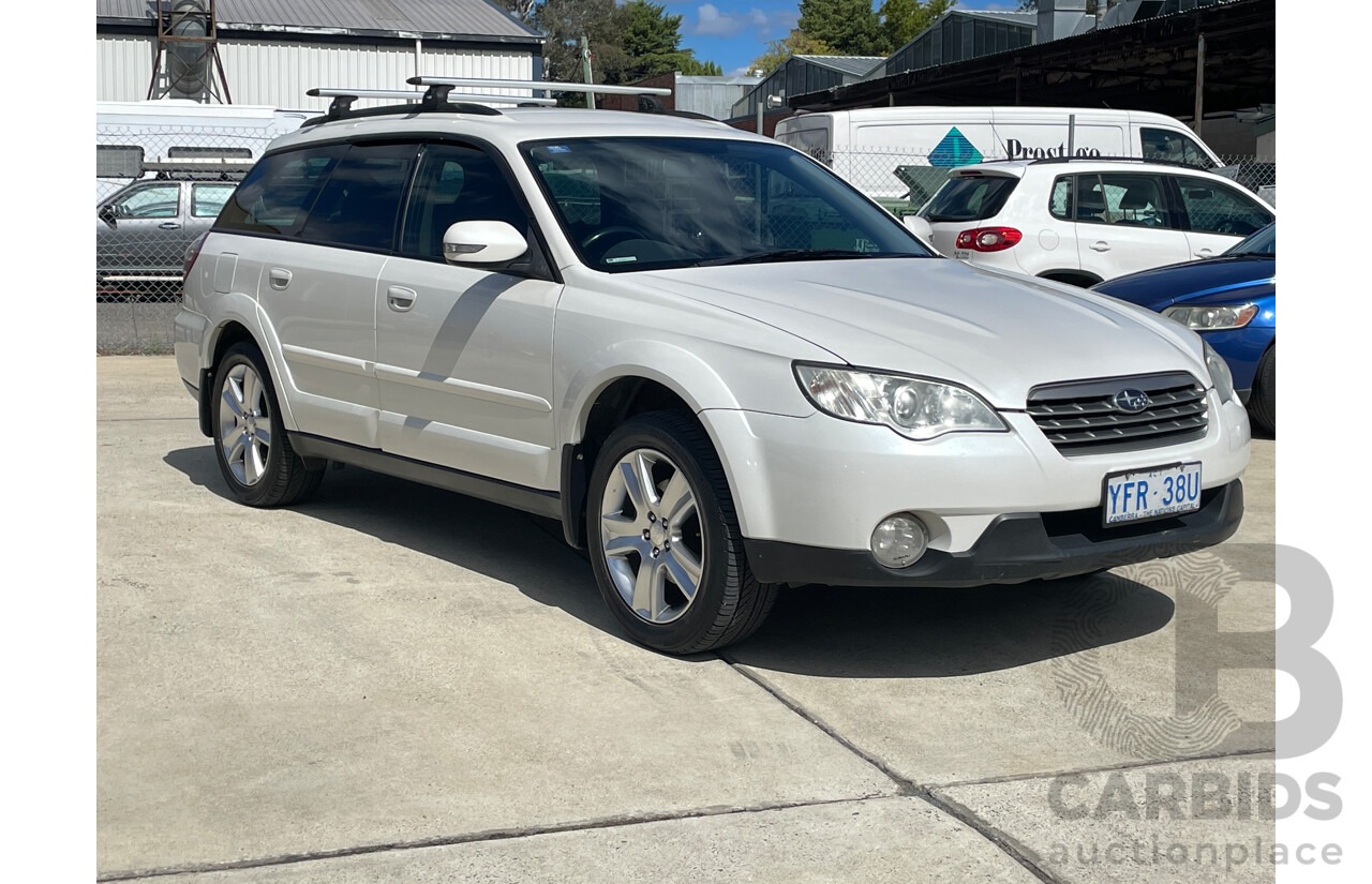 02/2009 Subaru Outback 2.5i MY09 4d Wagon White 2.5L