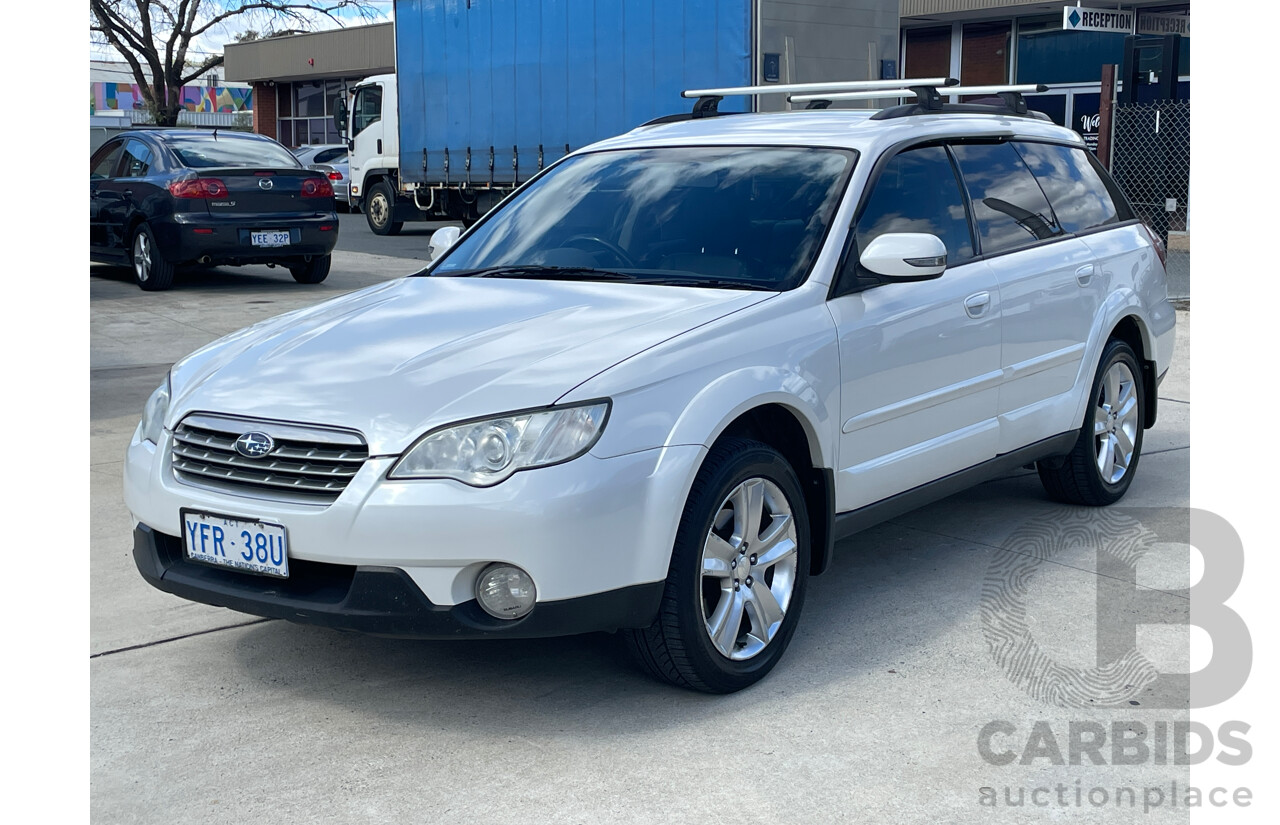 02/2009 Subaru Outback 2.5i MY09 4d Wagon White 2.5L