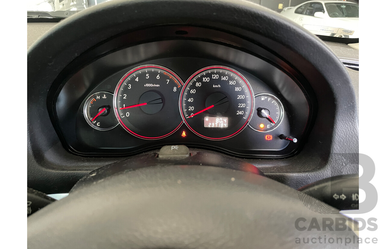 02/2009 Subaru Outback 2.5i MY09 4d Wagon White 2.5L