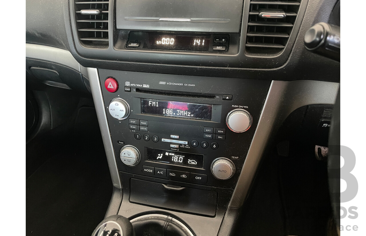 02/2009 Subaru Outback 2.5i MY09 4d Wagon White 2.5L