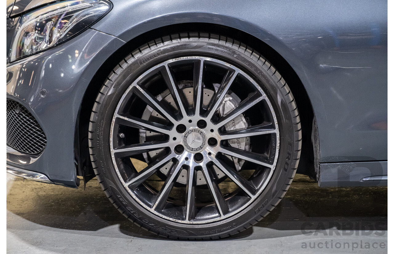 1/2015 Mercedes-Benz C200 Estate AMG Line W205 MY16 4d Wagon Tenorite Grey Metallic Turbo 2.0L