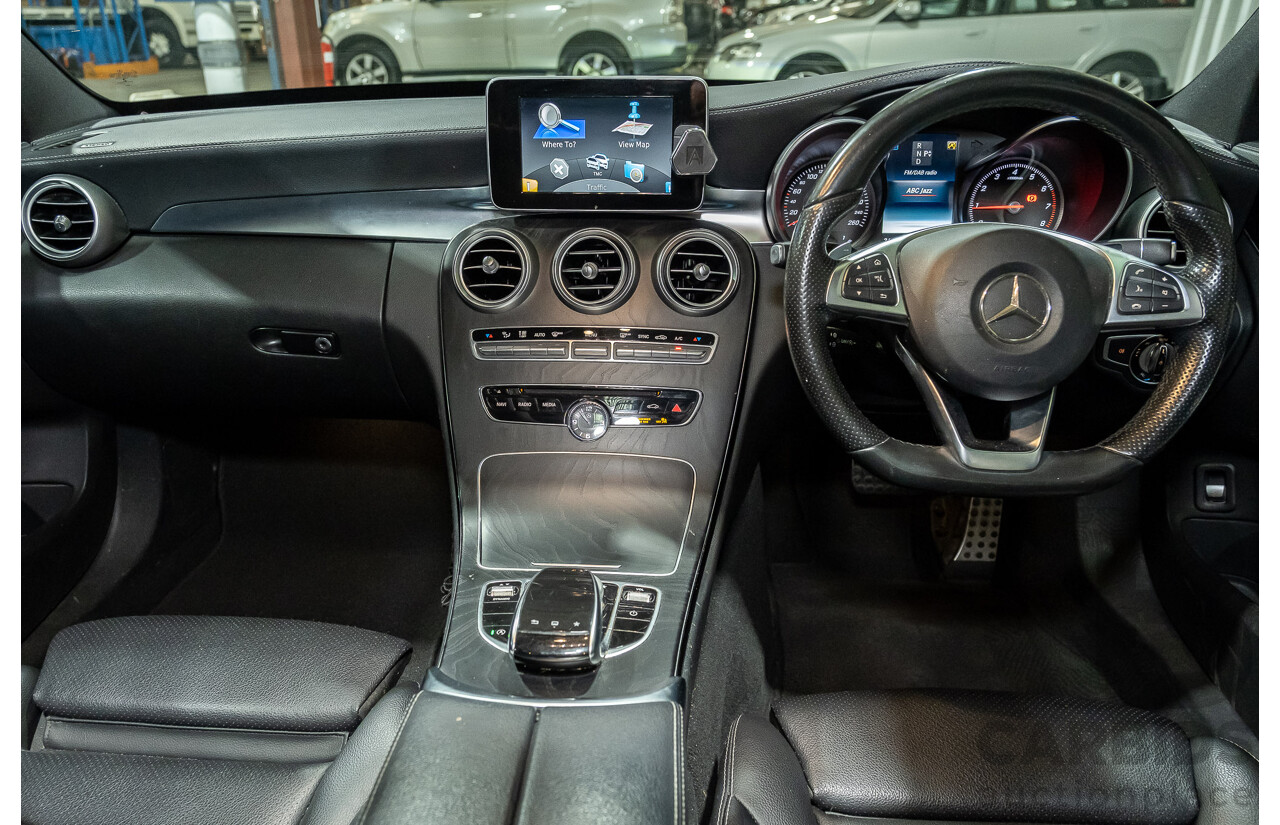 1/2015 Mercedes-Benz C200 Estate AMG Line W205 MY16 4d Wagon Tenorite Grey Metallic Turbo 2.0L