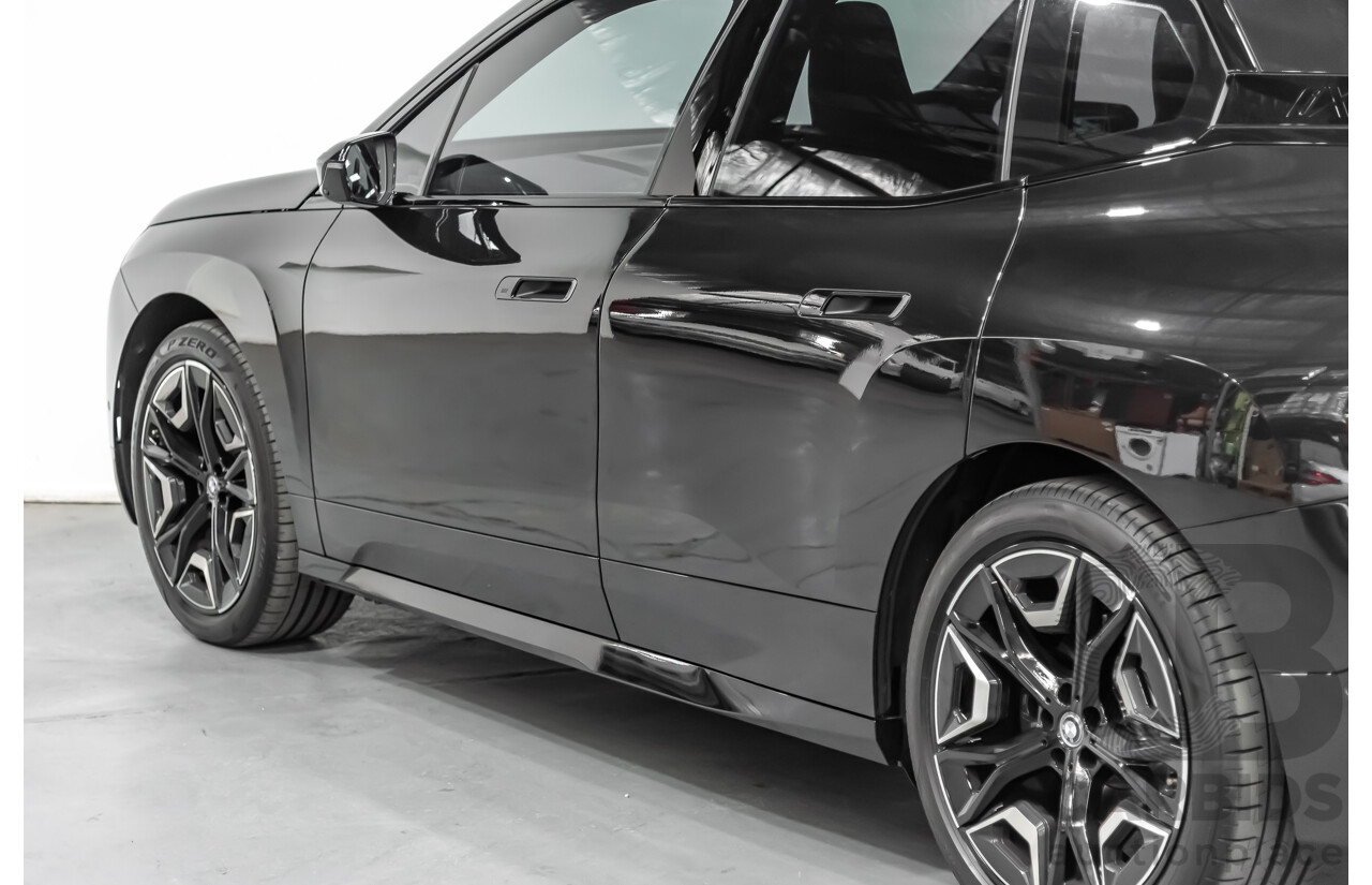 08/2022 BMW iX xDrive40 Sport (AWD) I20 4d Wagon Black - Dedicated Electric