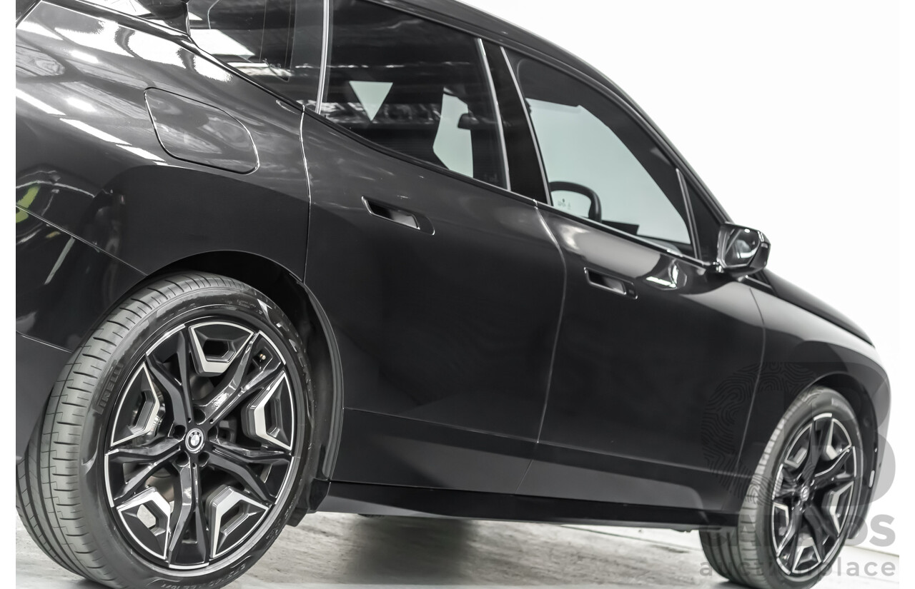 08/2022 BMW iX xDrive40 Sport (AWD) I20 4d Wagon Black - Dedicated Electric