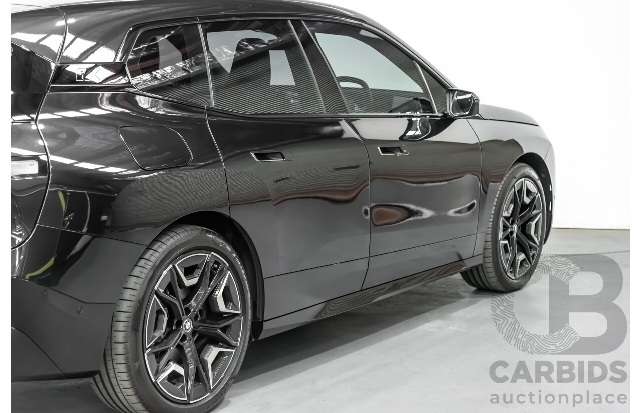 08/2022 BMW iX xDrive40 Sport (AWD) I20 4d Wagon Black - Dedicated Electric