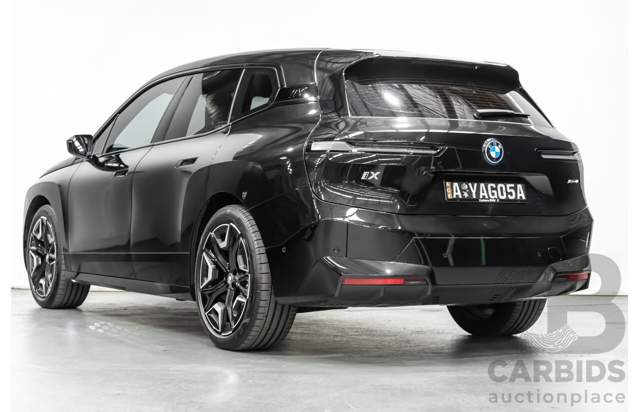 08/2022 BMW iX xDrive40 Sport (AWD) I20 4d Wagon Black - Dedicated Electric