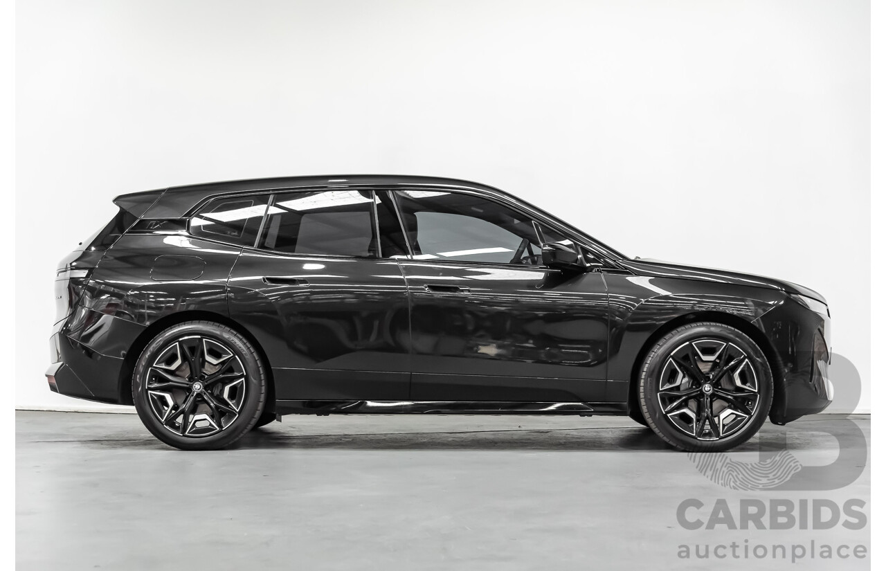 08/2022 BMW iX xDrive40 Sport (AWD) I20 4d Wagon Black - Dedicated Electric