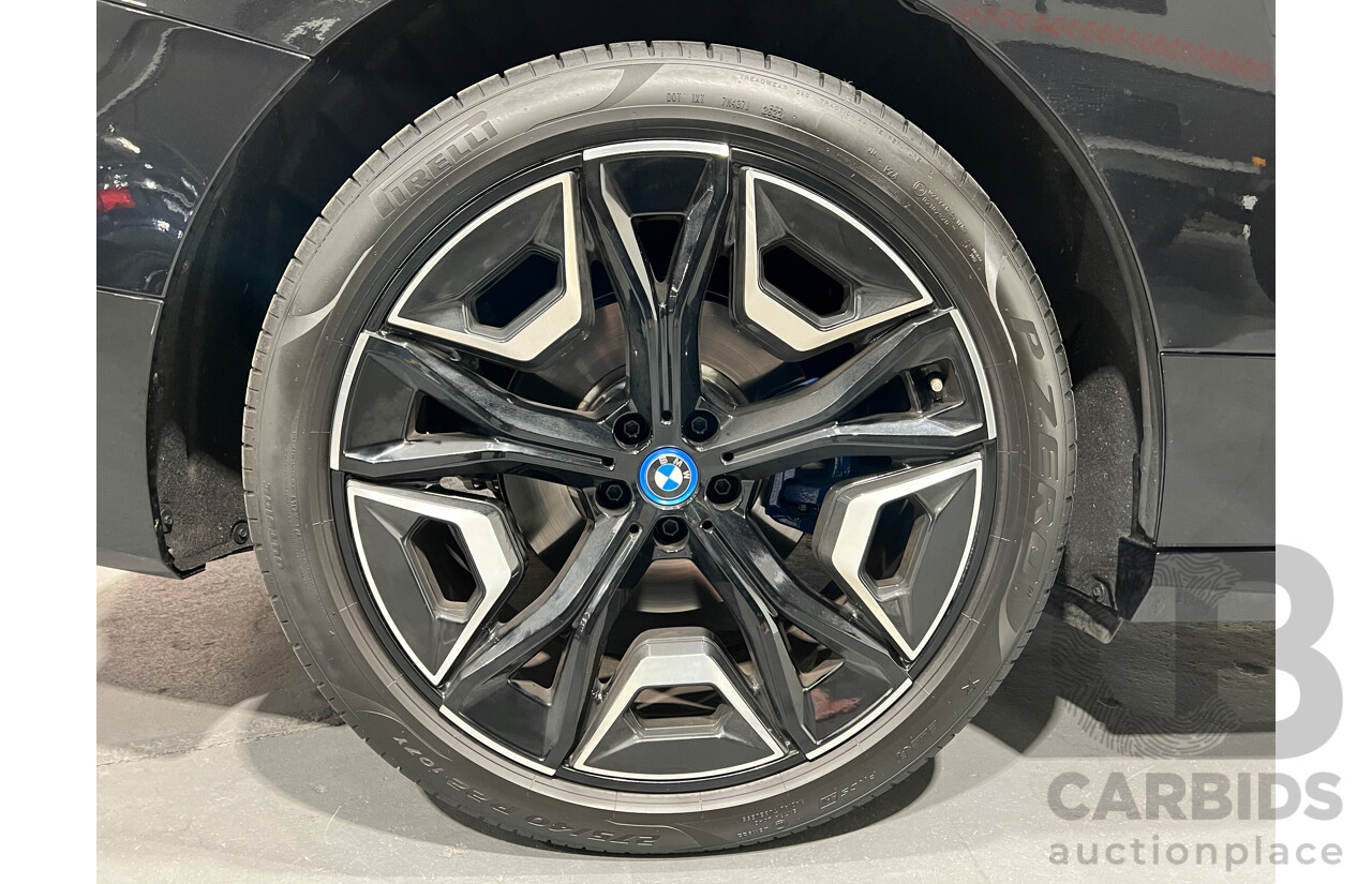 08/2022 BMW iX xDrive40 Sport (AWD) I20 4d Wagon Black - Dedicated Electric