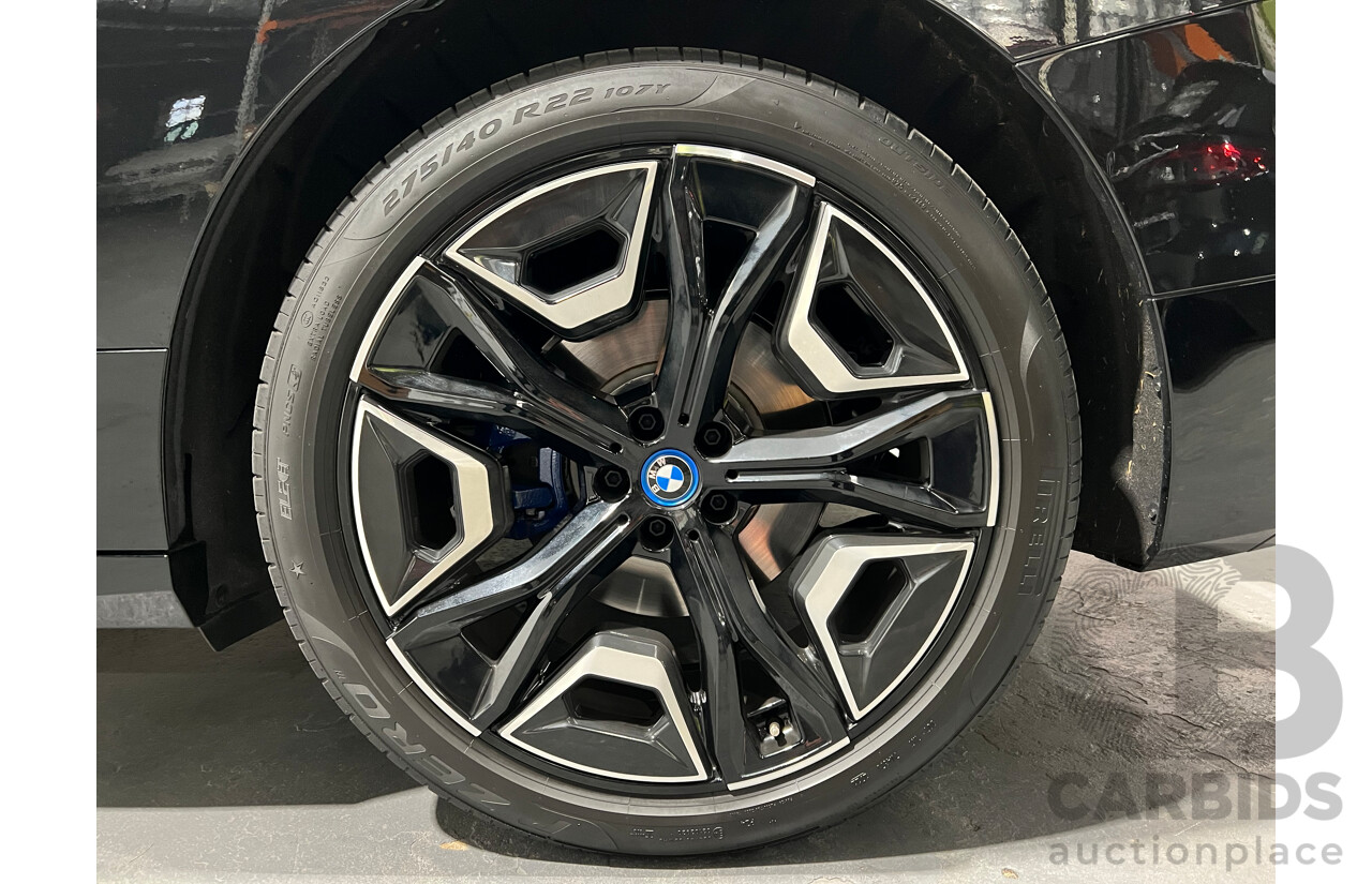 08/2022 BMW iX xDrive40 Sport (AWD) I20 4d Wagon Black - Dedicated Electric