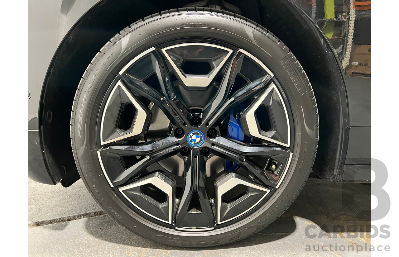 08/2022 BMW iX xDrive40 Sport (AWD) I20 4d Wagon Black - Dedicated Electric