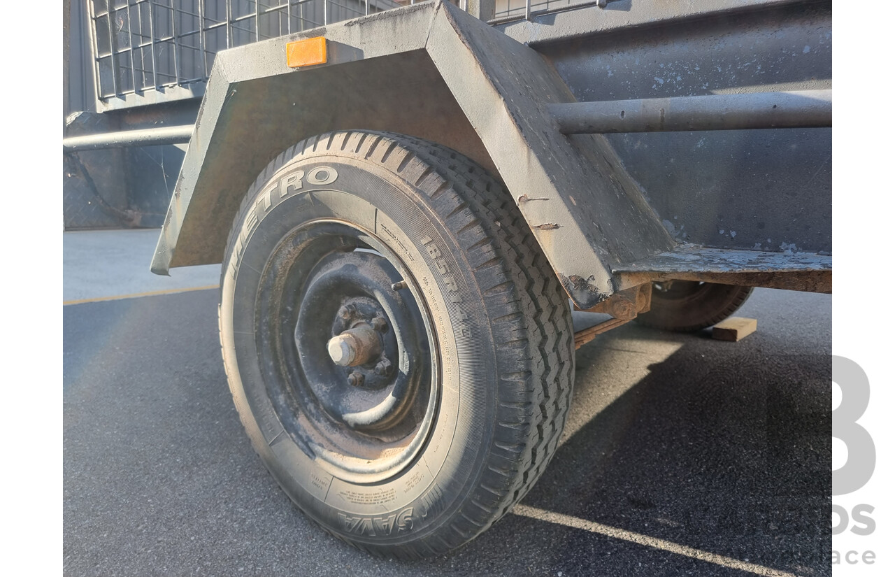 2019 Homemade Box Trailer with Cage (2450mm L X 1540mm W) - VIN: 6T9T20V97KA01X390